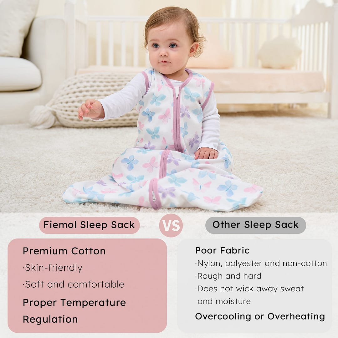 Sleeping Sack for Newborn and Infant Baby Sleep Sack Butterfly Flower ...