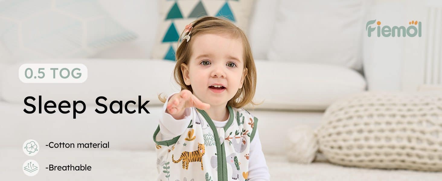 Baby Sleep Sack 3 Pack Wearable Blanket for Boy and Girl 0.5 Tog Lightweight Sleeping Bag baby sleep sack 3 pack wearable blanket for boy and girl 0.5 tog lightweight sleeping bag