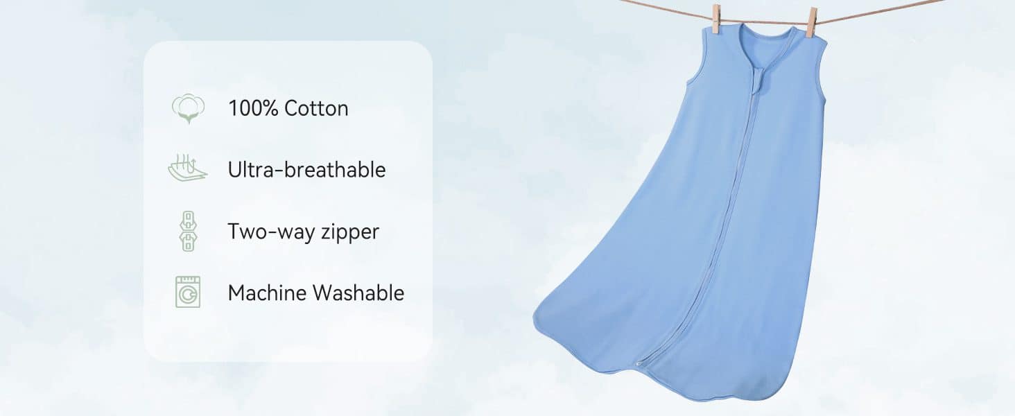 Baby Sleep Bag Light-colored 3 Piece Pack Sleeping Wearable Blankets Sleep Sack baby sleep bag light colored 3 piece pack sleeping wearable blankets 6 12 months sleep sack