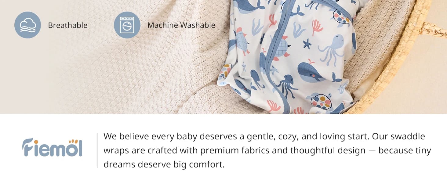 Newborn Sleep Sack Baby 2 Pack Swaddle Cotton Swaddling Sleeping Bag 3-Way Adjustable Wearable Blanket Baby Swaddling Sleep Sack 3 1