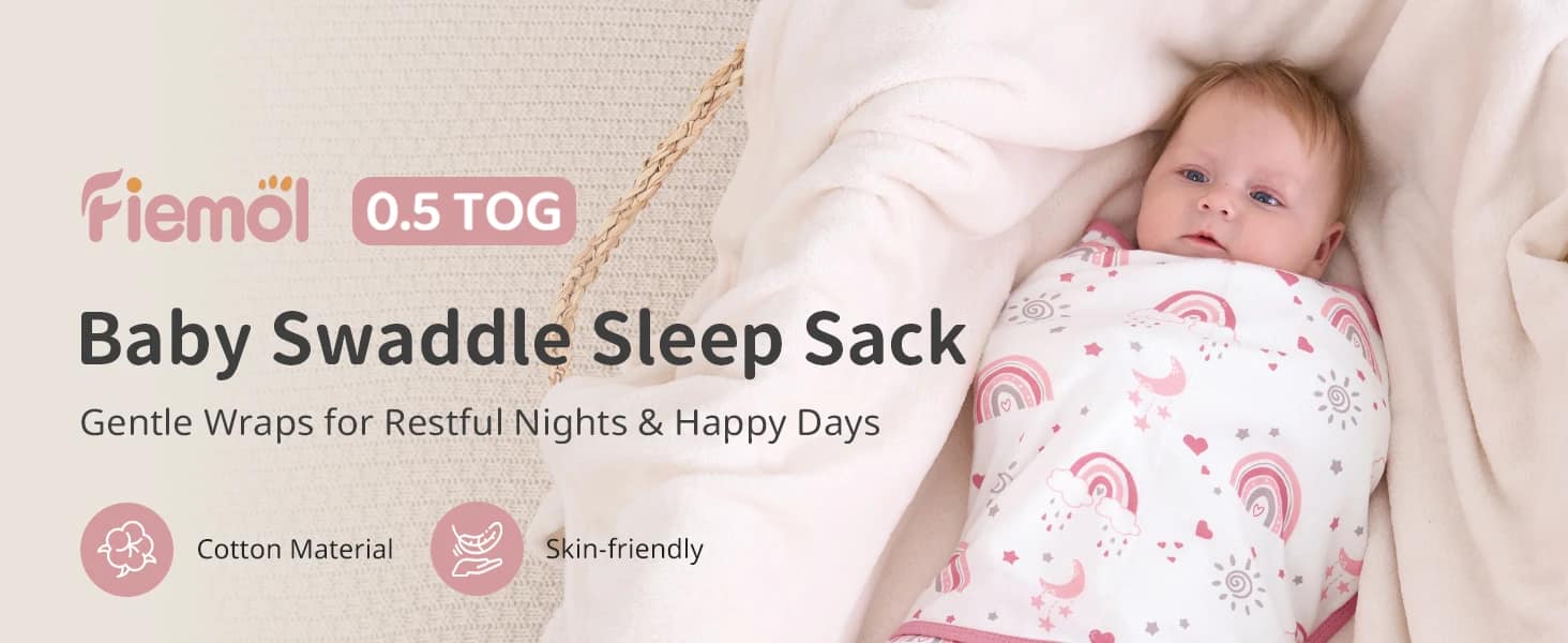 Baby Swaddle Sleep Sack 0-6 Months Swaddles for Newborns Girl Sleep Bags Swaddle Wearable Blanket Baby Swaddling Sleep Sack 8