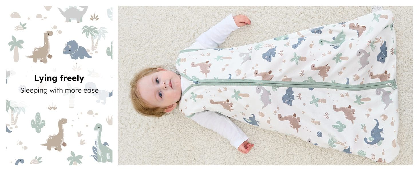 Baby Sleeping Bag Single Pack Infant Wearable Blanket Soft Sleep Sack for Baby Green PC A 4 1