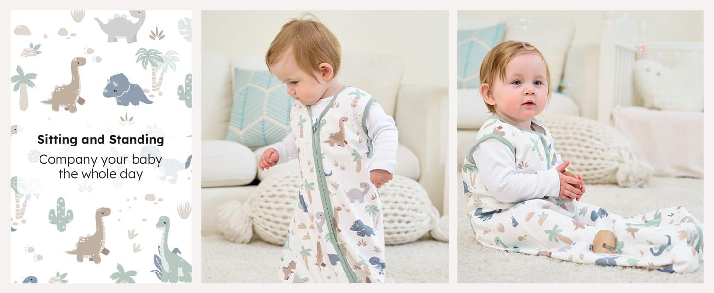 Baby Sleeping Bag Single Pack Infant Wearable Blanket Soft Sleep Sack for Baby Green PC A 5 1