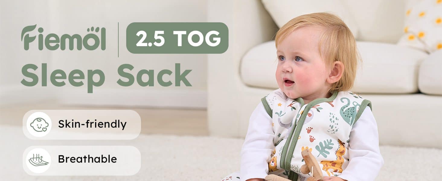 Cold Weather Sleep Sack for Baby Infant Sleeping Bag 2.5 Tog Cotton Sleepsack 0-24 Months auto draft