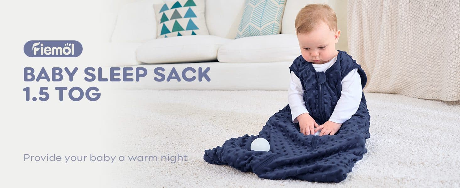 Fleece Baby Sleep Sack 0-24 Months 2 Pack Newborn Sleep Bag Infant Warm Sleeping Sack 画板 1 8