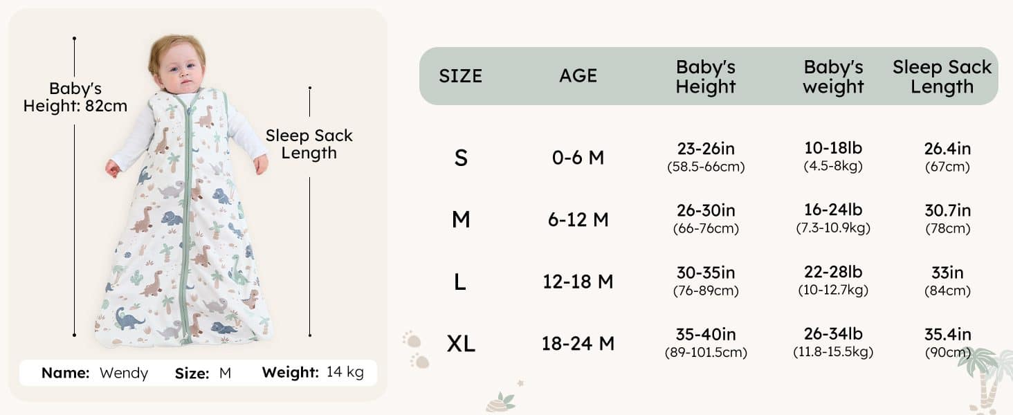 Baby Sleeping Bag Single Pack Infant Wearable Blanket Soft Sleep Sack for Baby Green 画板 1 拷贝 2 5