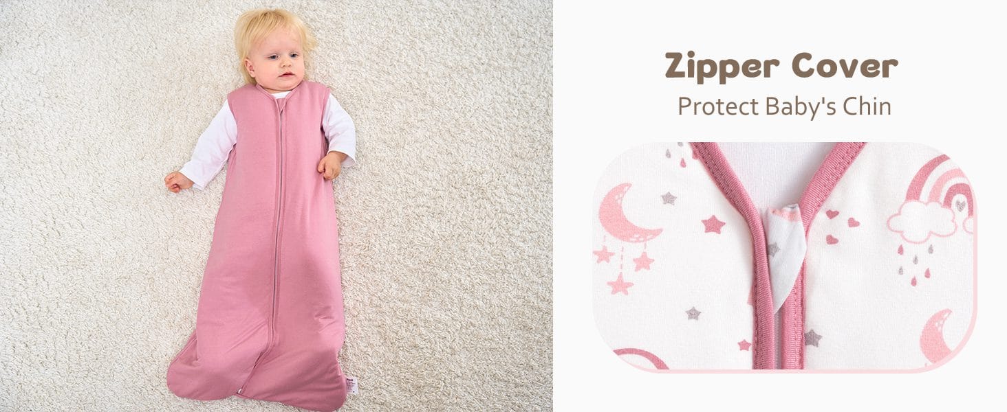Sleeping Bag Rayon Made from Bamboo Baby Sleep Sack 1 Tog Pink Rainbow sleeping bag rayon made from bamboo baby sleep sack