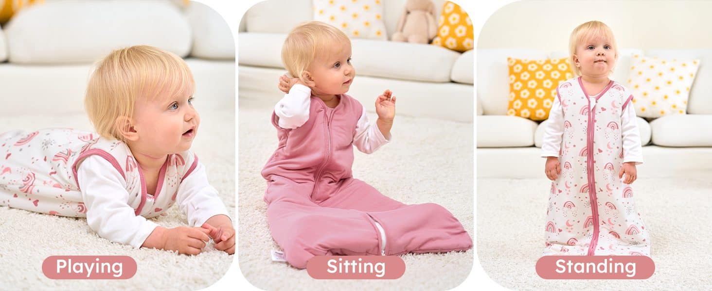 Sleeping Bag Rayon Made from Bamboo Baby Sleep Sack 1 Tog Pink Rainbow sleeping bag rayon made from bamboo baby sleep sack