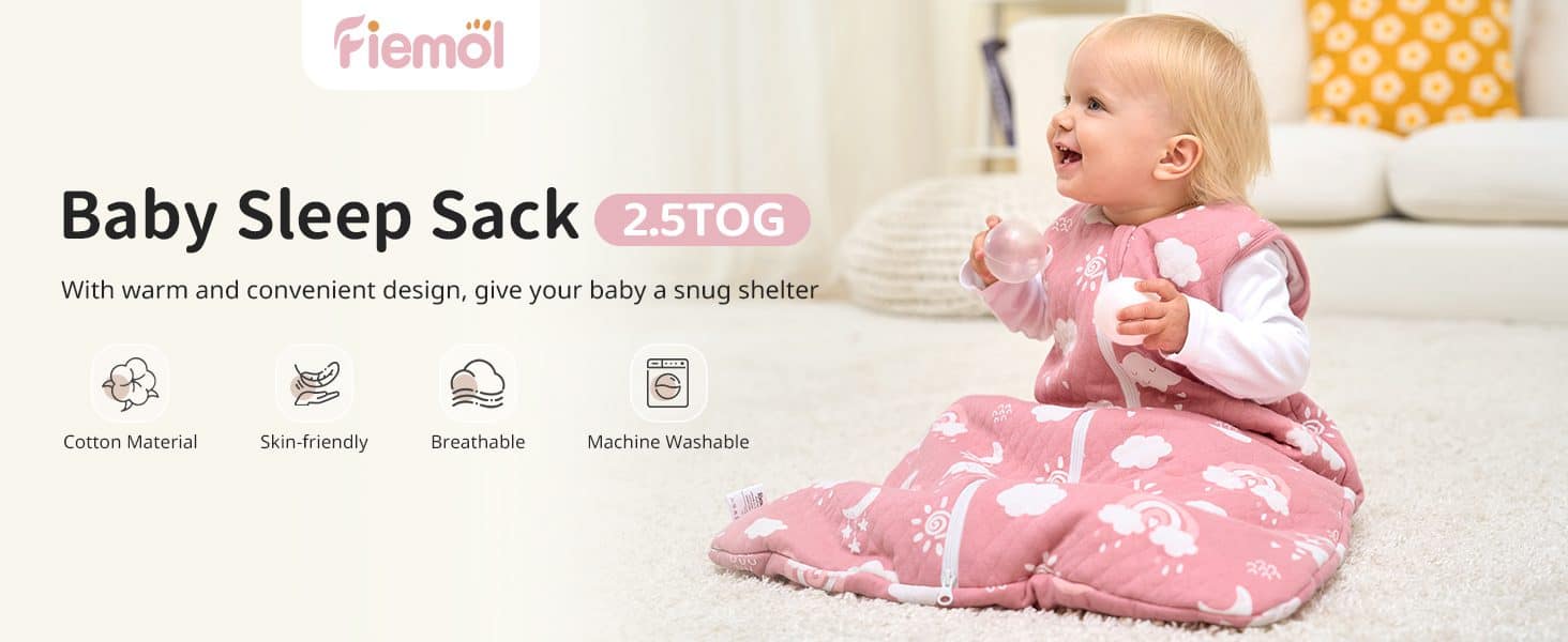Winter Cotton Sleep Sack Newborn 2.5 TOG Sleeping Bag Warm Quilted Baby Wearable Blanket winter cotton sleep sack newborn 2.5 tog warm quilted baby wearable blanket