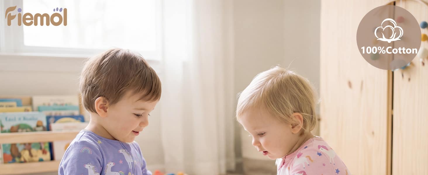 Baby Girl Sleepers 100% Cotton Footie Pajamas Newborn with 2-Way Zipper Footie Pajamas Newborn 7