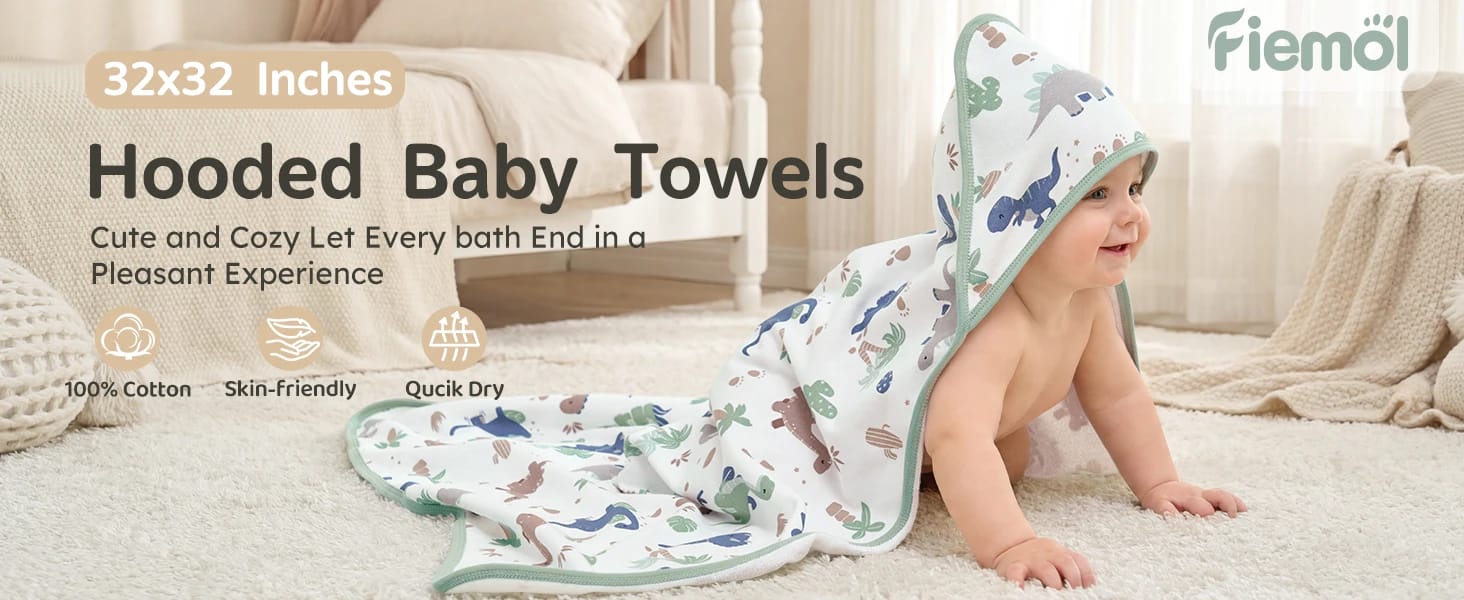 Baby Towel with Hooded for Newborn Toddlers Cotton Baby Bath Towel 2 Pack auto draft