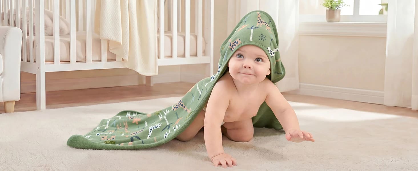 Baby Bath Towels with Hood for Infant Toddler Boy Girl Hooded Baby Towels Hooded Baby Towel 1 1