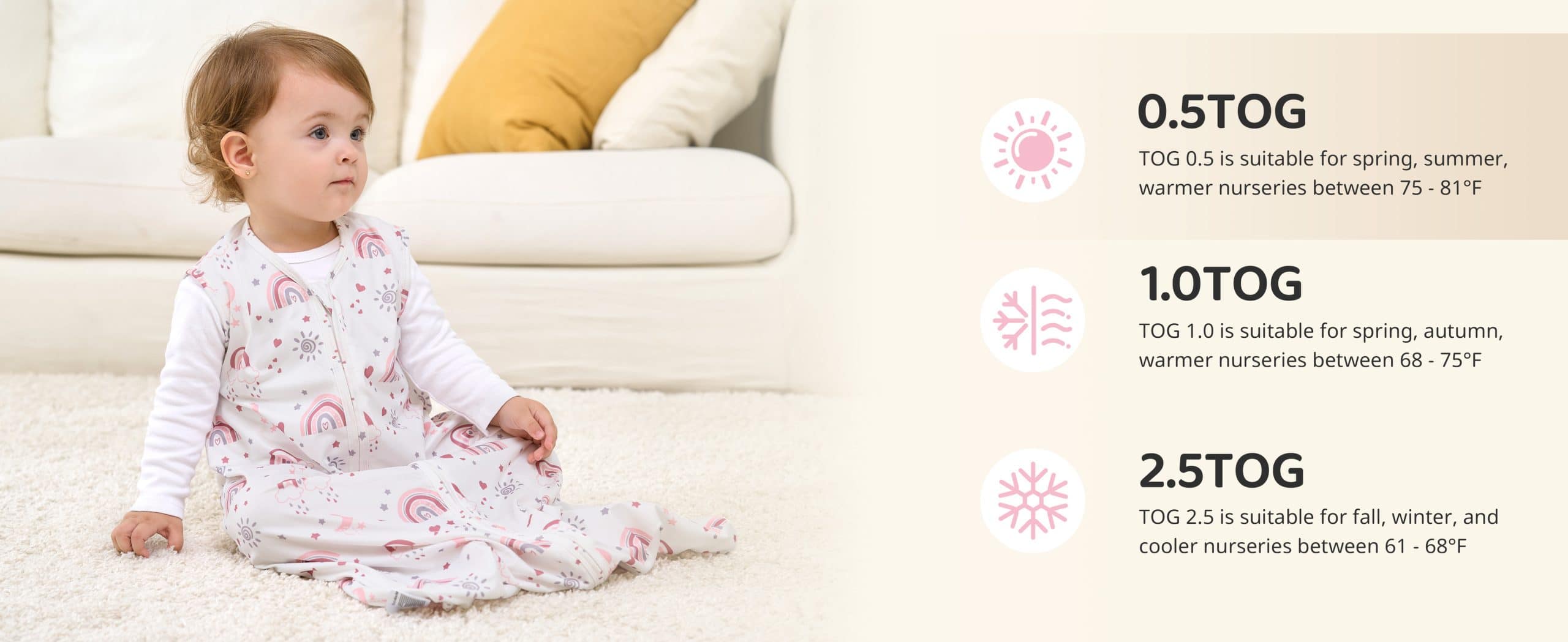 Soft Baby Sleeping Sack 0.5 TOG and Sleeveless Baby Sleep Bag Girl Sleep Sack 3 3 Scaled