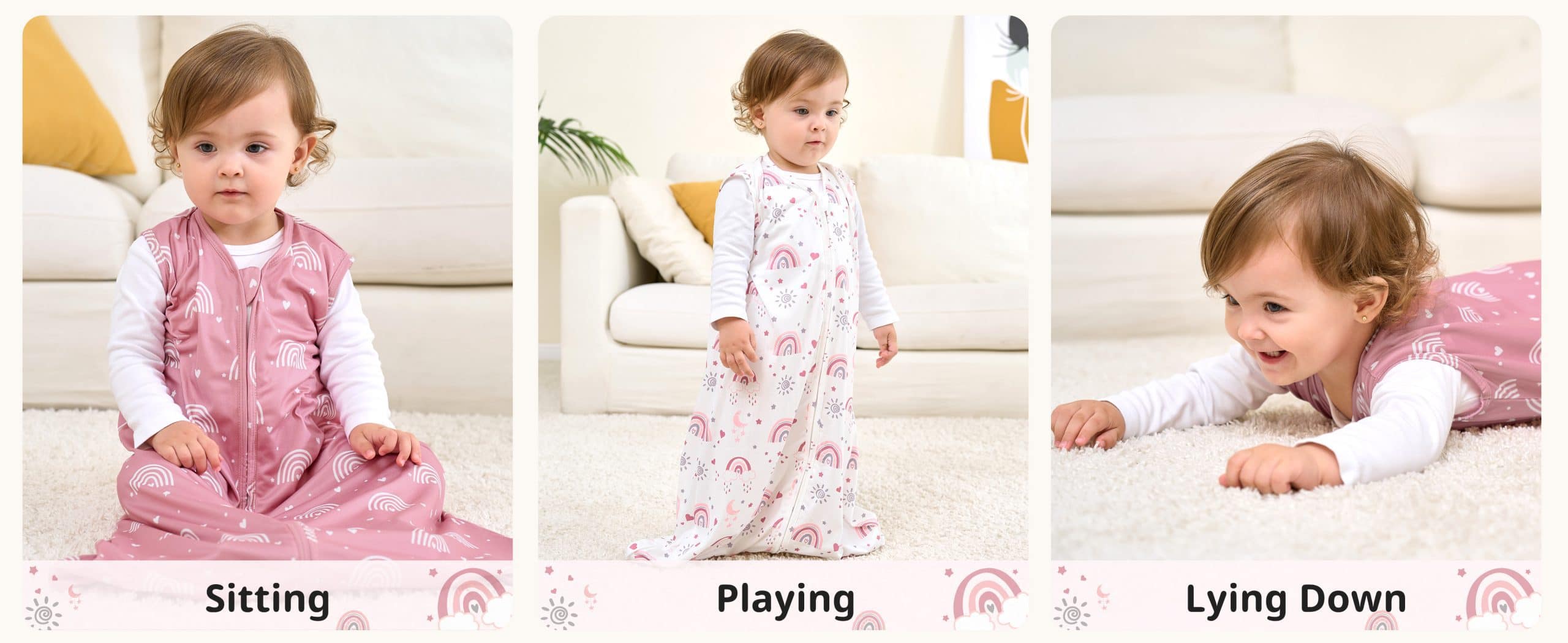 Soft Baby Sleeping Sack 0.5 TOG and Sleeveless Baby Sleep Bag Girl Sleep Sack 7 3 Scaled