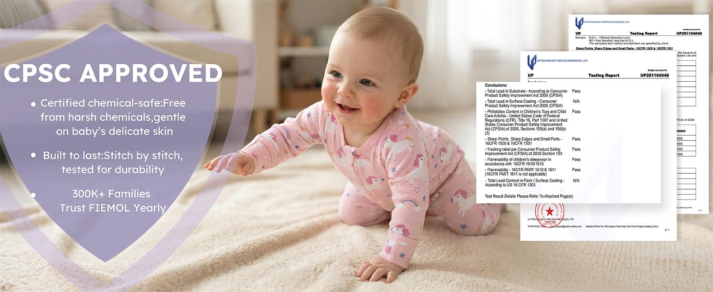 Baby Girl Sleepers 100% Cotton Footie Pajamas Newborn with 2-Way Zipper Footie Pajamas Newborn 4